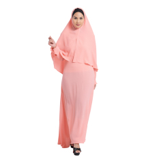 Zada Karla Gamis Syar'i - Peach