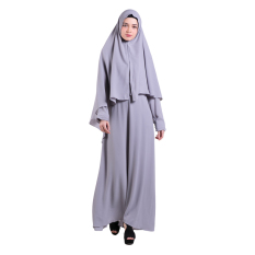 Zada Karla Gamis Syar'i - Silver