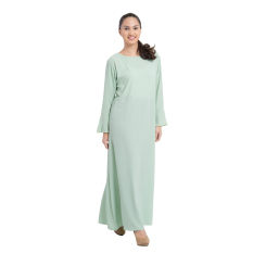 Zada Raya Gamis Maxi Dress - Hijau Pupus
