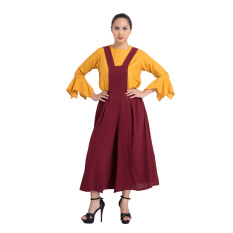 Zada Rumia Jumpsuit - Maroon