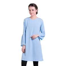 Zada Tunik Peplum - Biru