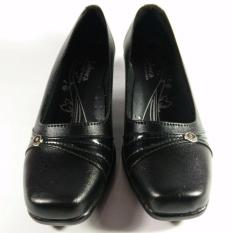 Zahwa Sepatu Wanita Formal / Sepatu Kerja / Sepatu Pantofel V02 Hitam