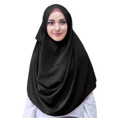 Zaina Syar'i Hijab Kerudung Instan - Black