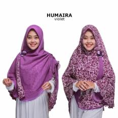 Zannah Hijab Jilbab Bolak Balik Instan Humaira Motif Polos Kerudung Instant Syari Jumbo Khimar Langsung Pakai Atasan Dress Muslim Elegan Jilbab Syari Instan Termurah Paling Laris
