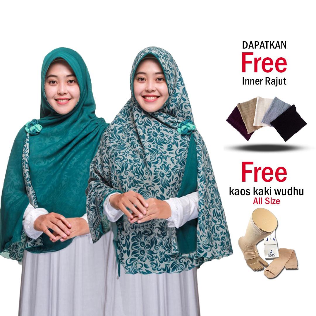 Zannah Hijab Jilbab Instan Pesta Kekinian Motif Bunga Serut Syari Hijab Instant Pengajian Jumbo Murah Kerudung Khimar Instan Bergo Simple Pet Anti Tembem Langsung Pakai Jilbab Model Terbaru Atasan Wanita Hijab Muslim Terbaru - Free Inner & Kaos Kaki Zannah Hijab Jilbab Instan Pesta Kekinian Motif Bunga Serut Syari Hijab Instant Pengajian Jumbo Murah Kerudung Khimar Instan Bergo Simple Pet Anti Tembem Langsung Pakai Jilbab Model Terbaru Atasan Wanita Hijab Muslim Terbaru - Free Inner & Kaos Kaki