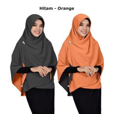 Zannah Hijab Paling Murah Jilbab Segi Empat Bolak Balik Jumbo Khimar Segi4 Syari Kerudung Dua Warna Persegi 2in1 Fashion Muslim Wanita Muslimah Terbaru Modern Model Sekarang Paling Laris Best Seller Harga Grosir