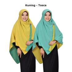 Zannah Hijab Paling Murah Jilbab Segi Empat Bolak Balik Jumbo Khimar Segi4 Syari Kerudung Dua Warna Persegi 2in1 Fashion Muslim Wanita Muslimah Terbaru Modern Model Sekarang Paling Laris Best Seller Harga Grosir