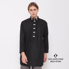 Zayidan Baju Muslim Gamis Ihsan - Hitam