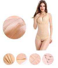 Zebra Pola Seamless Siam Girly Pinggang dan Perut Badan Sculpting Pakaian Dalam Korset Postpartum Ketat Triko Pinggang Latihan-Internasional