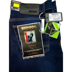 ZG BOSS - CELANA JEANS PRIA STRETCH - WARNA BIRU CALMOUN