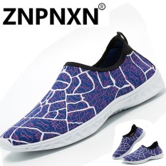 Znpnxn Sepatu Kasual Men'S Shoes Fashion Wanita Sepatu Personalized Beach Sepatu Bernapas Nyaman Sepatu Renang Sepatu Rendam Pasangan Pribadi Sepatu (ungu) -Intl