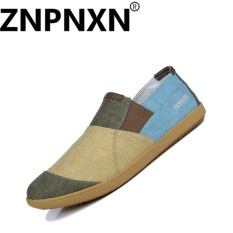 ZNPNXN KAUS Pria Carrefour Sepatu Dicuci Kanvas SHOES SEPATU Malas (Brown)-Intl