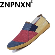 ZNPNXN KAUS Pria Carrefour Sepatu Dicuci Kanvas SHOES SEPATU Malas (Merah)-Intl
