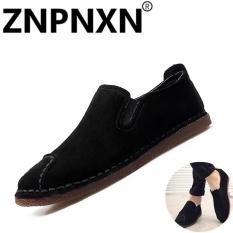 Pria's Carrefour Sepatu Casual Home Outdoors Sepatu (Hitam)-Intl