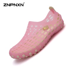 Znpnxn Wanita Sepatu Musim Panas Sandal Sepatu Luar Ruangan Sepatu Jeli Sepatu Sandal Wanita Sepatu Gunung Khusus Di Air Kasual Modis Sepatu Pantai Ukuran 35-39 Meter (Merah Muda)