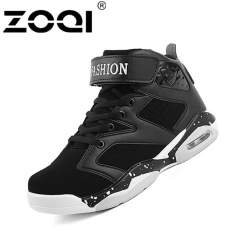 ZOQI Sepatu Basket Ukuran Besar Anti Slip Outdoor Sport Athletic Ankle Boots Olahraga Shoes (Hitam)-Intl