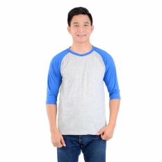 ZOS - Kaos Raglan 3/4 - Abu Muda Turkis.