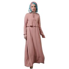 Zoya Dress Muslimah - Tasha Dress Peach