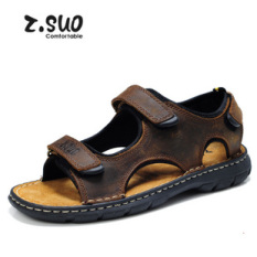 ... Coklat kekuningan warna. Source · Z.Suo Sandal Pria Musim Panas Ukuran Besar Sandal Pantai Kulit Pria