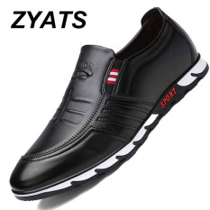 ZYATS DIRTY SWEAT Musim Semi Musim Gugur Kerja Pria Desainer Mewah Pria Bisnis Gaun Sepatu Pria Loafers Sepatu Runcing