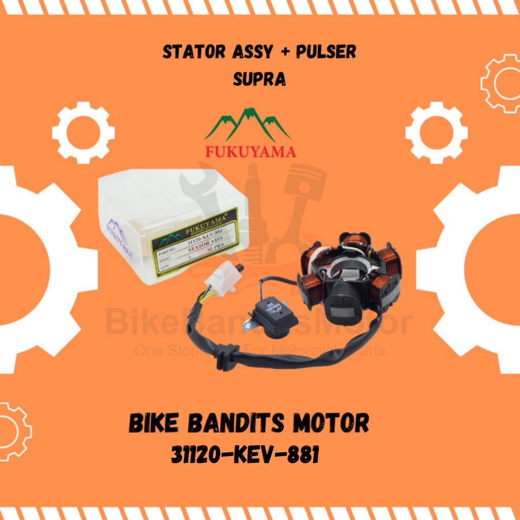 Stator Assy Spull Assy + Pulser Supra Fukuyama Lazada Indonesia