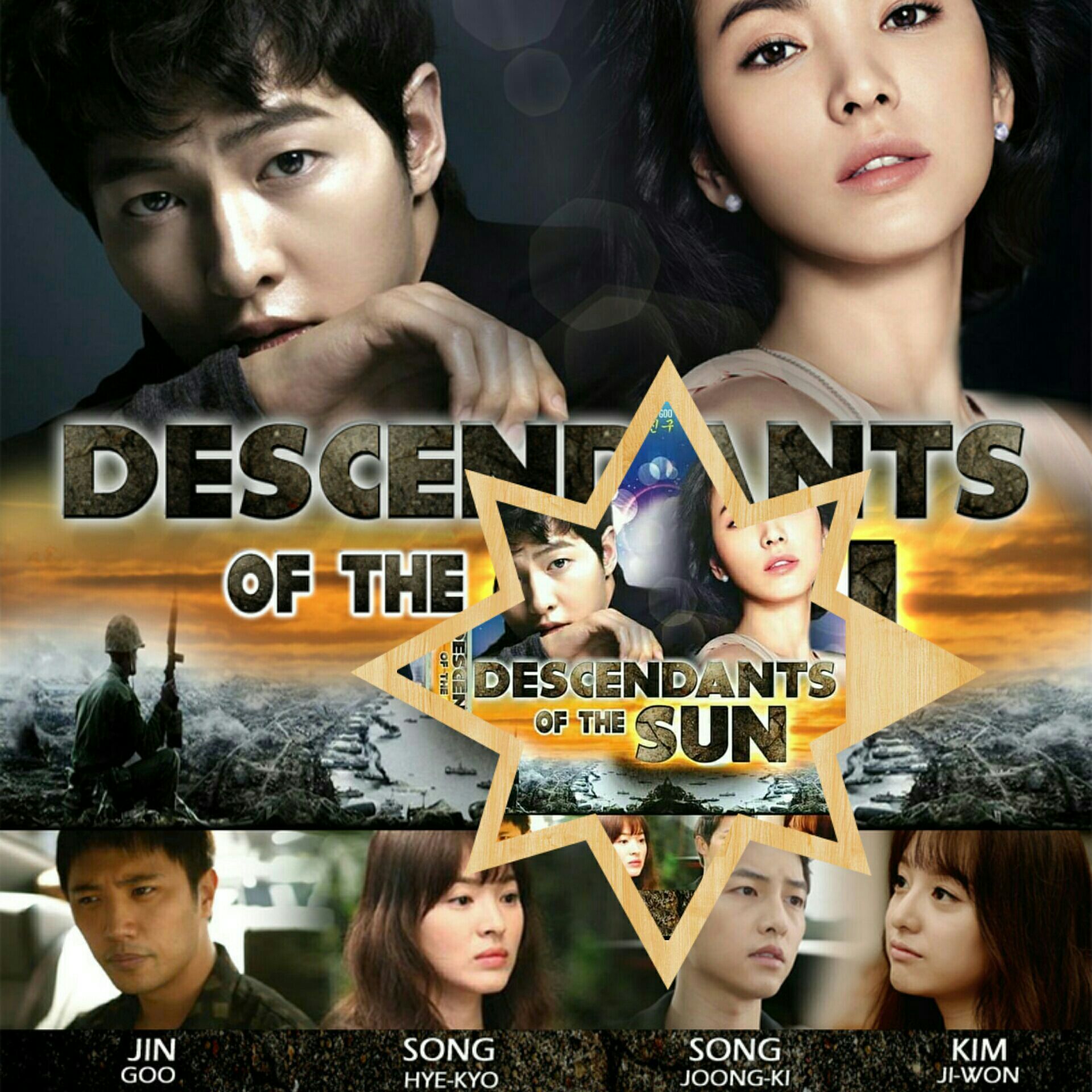 FILM DRAMA KOREA DESCENDANTS OF THE SUN HD 4 DISK END COMPLETE Lazada Indonesia