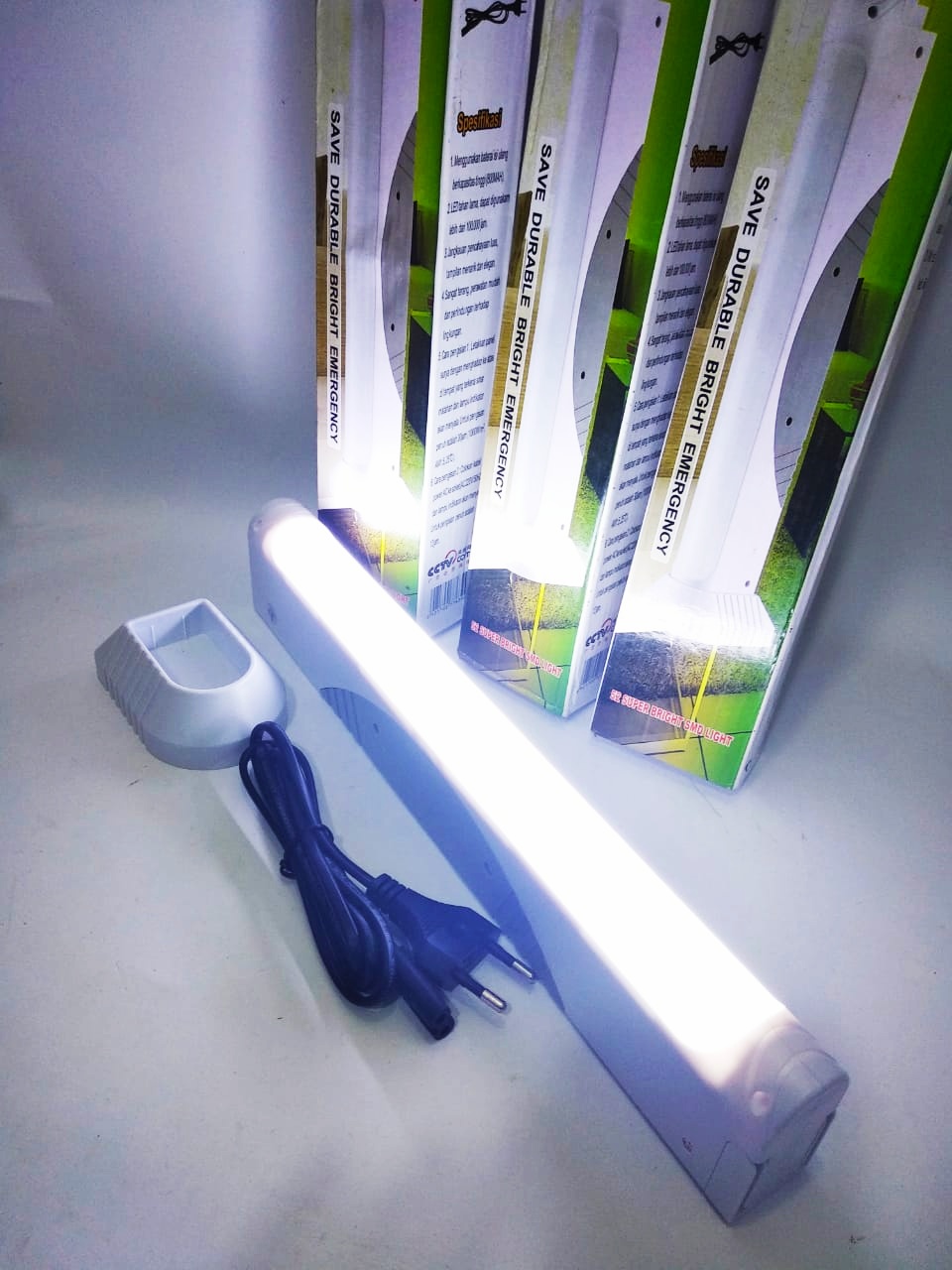 Lampu Emergency Led Smd Super Terang / Lamp Dinding Led / Lampu Darurat