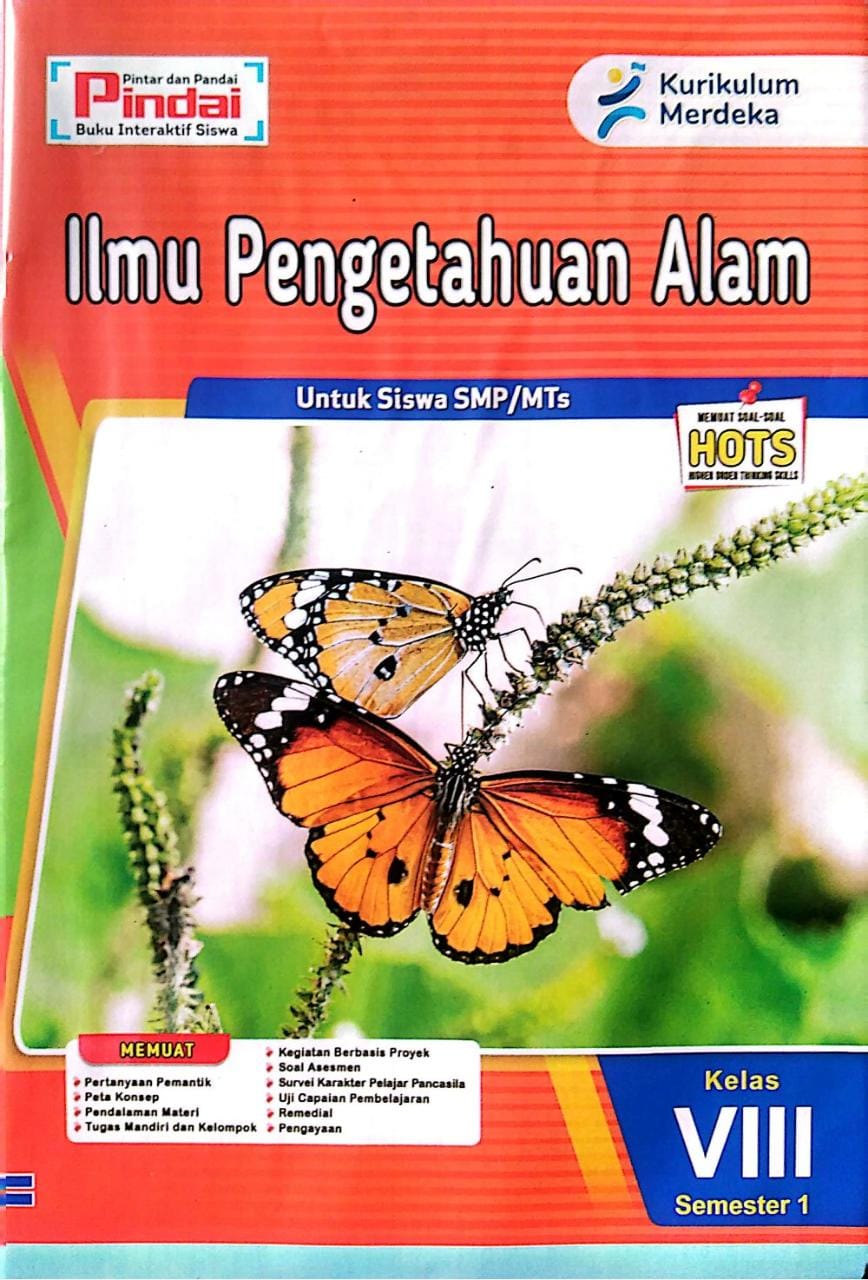 Buku Lks Ipa Kelas 8 Smpmts Kurikulum Merdeka Semester 1 Lazada Indonesia 2809