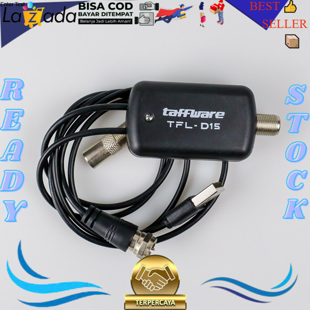 Taffware Penguat Sinyal Antena TV Amplifier Signal Booster HD DVB