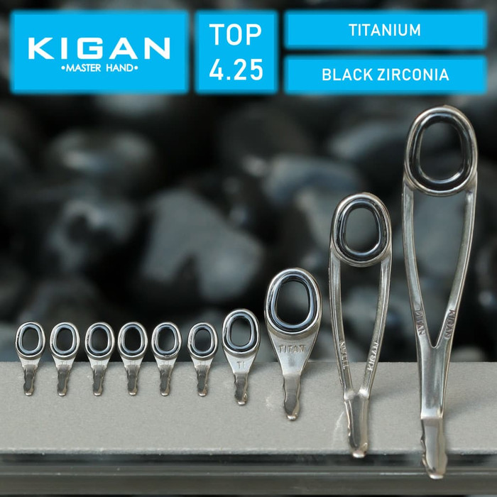 KIGAN 5G Ring Guide Joran Set Spinning ST5G Titanium Super Ringan