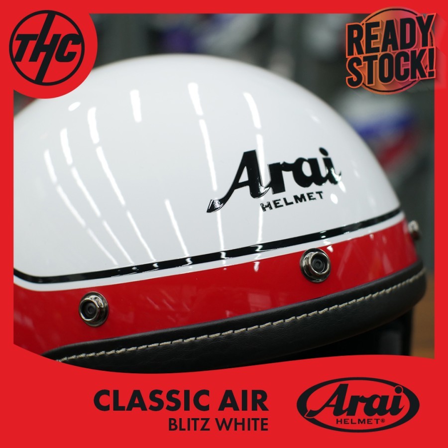 ARAI HELMET CLASSIC AIR BLITZ WHITE | Lazada Indonesia