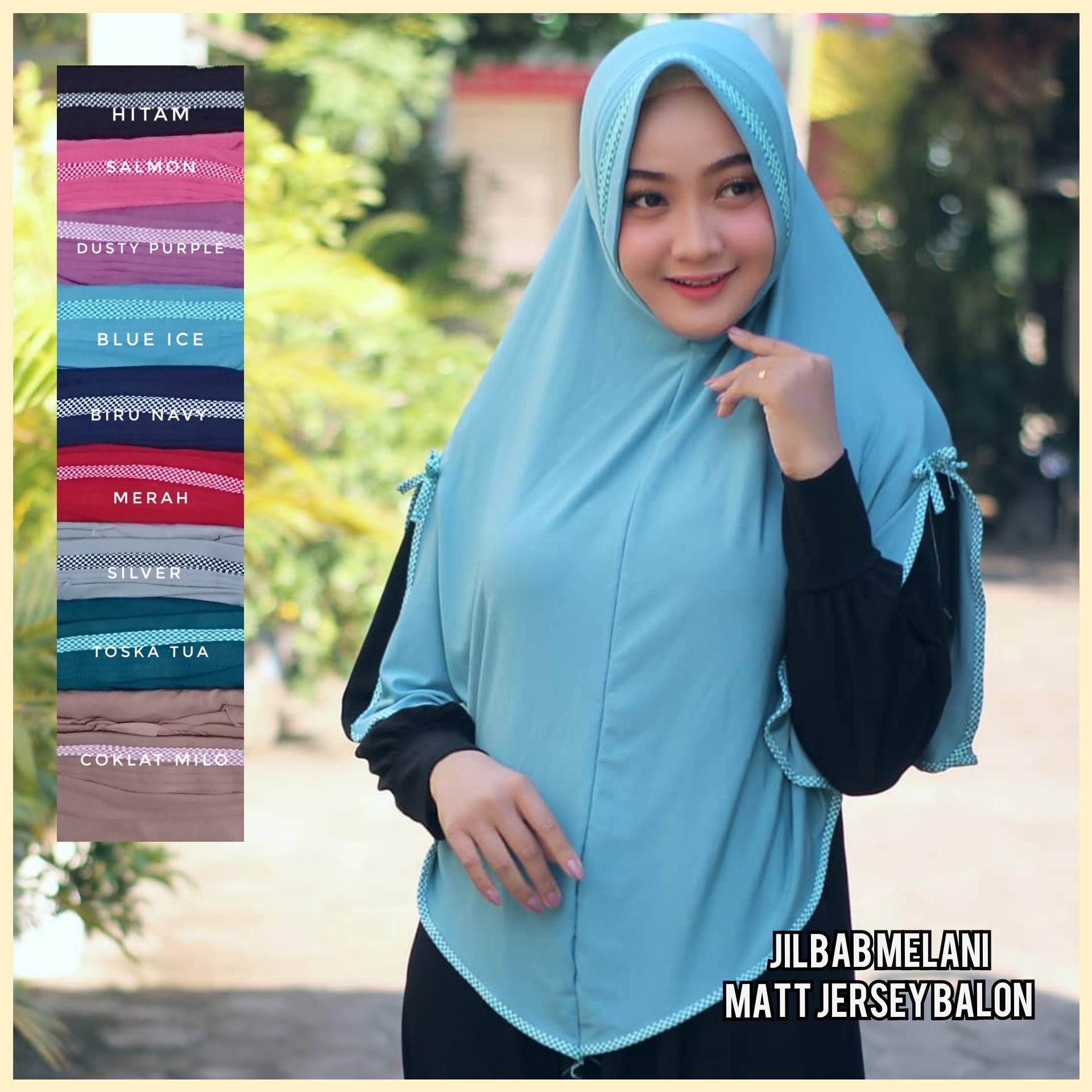 JIlbab Instan Melani Murah / Hijab Khimar Harian