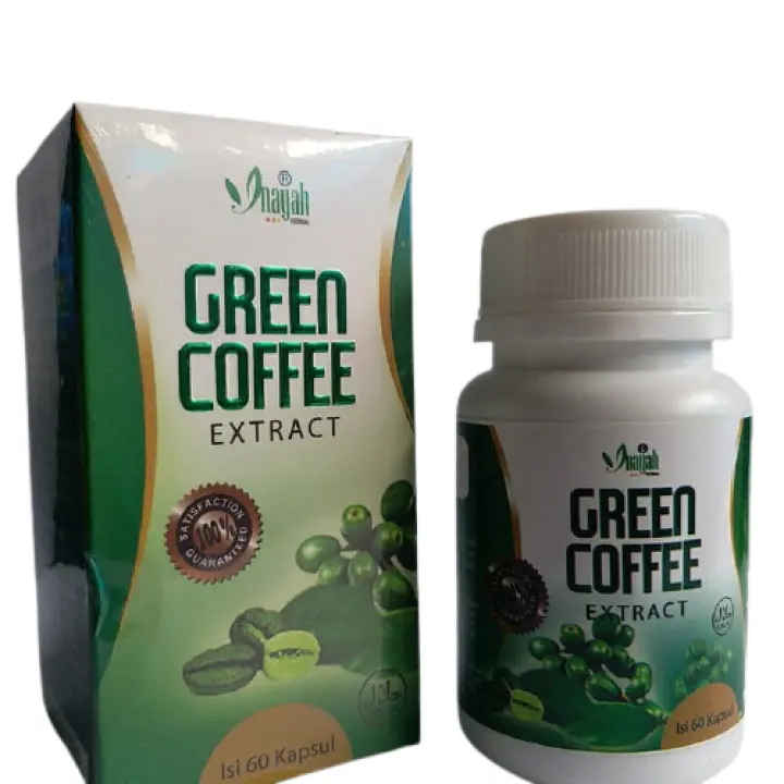 Pil Diet Ampuh Ramuan Herbal Kapsul Pelangsing Obat Diet Ampuh Green Coffee Extract 100 Asli