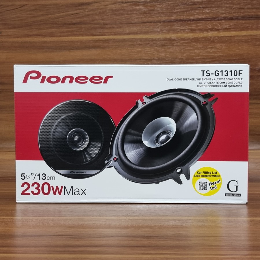 Pioneer TS-G1310F Speaker Pintu Mobil 5.25 inch Dual Cone 2-Way per SET ...