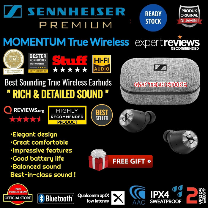 Sennheiser MOMENTUM True Wireless 