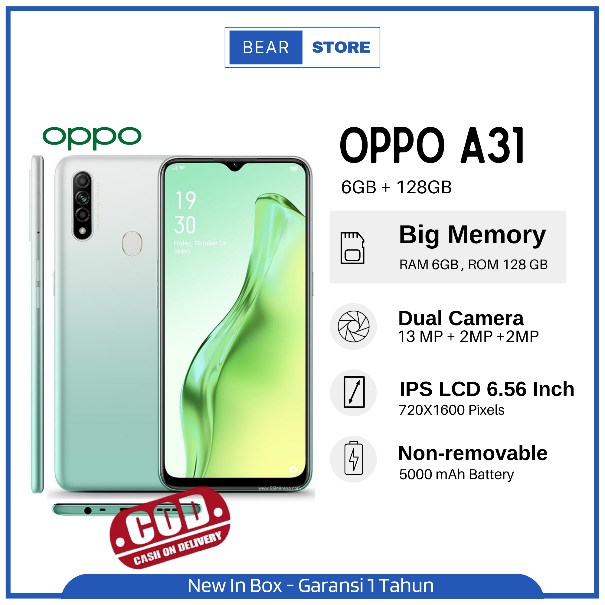 berapa mp oppo a31