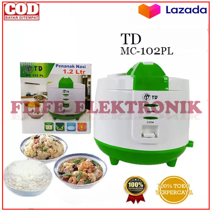 Rice Cooker Welhome WRC1211 Magic Com 1,2 Liter 3in1 Multifungsi
