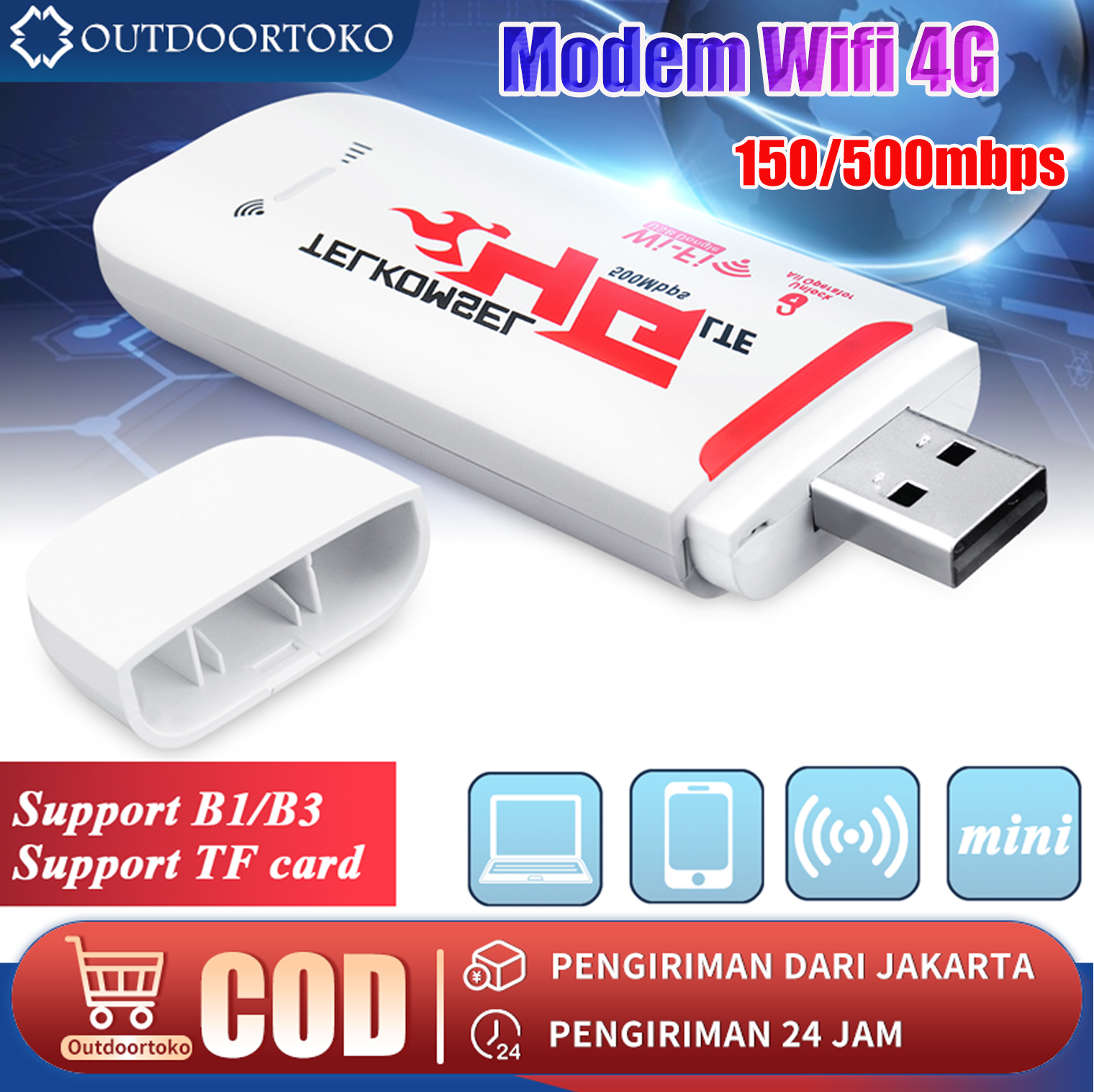 Modem Wifi G Wingle Usb Semua Operator Mbps Mifi Modem G Lte Speed Mbps Mifi Travel Usb