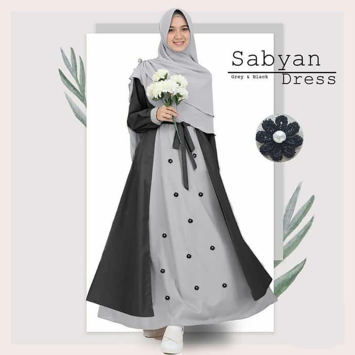 BAJU GAMIS SYARI WANITA / BUSANA MUSLIM WANITA / SABYAN DRESS TERMURAH