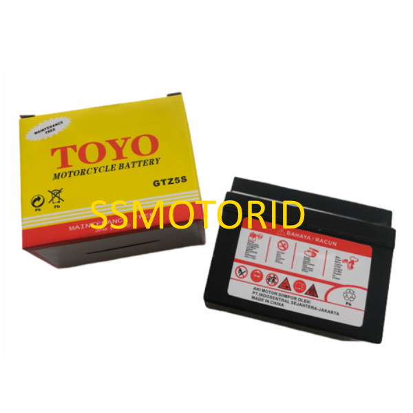 Aki Motor Accu Battery Baterai Kawasaki ZX-130 / Athlete 125