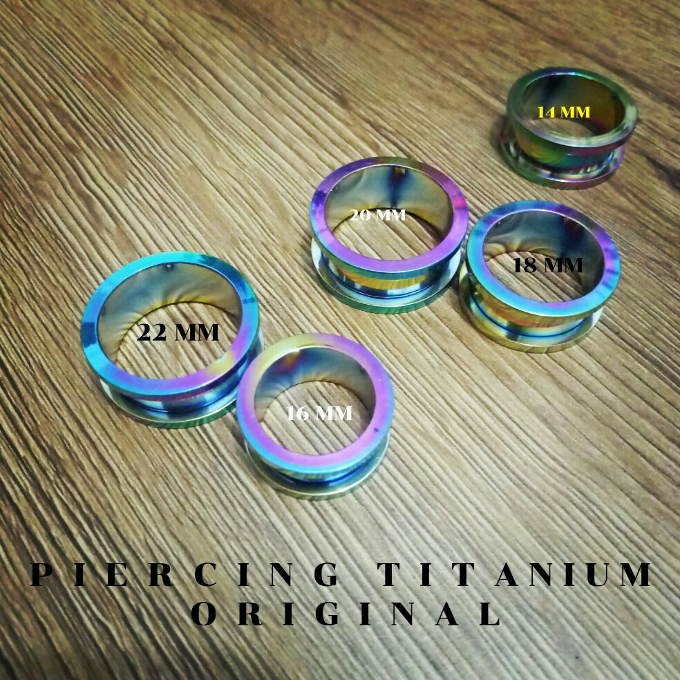 PIERCING TITANIUM 5 PILIHAN UKURAN BISA BAYAR DITEMPAT Lazada Indonesia