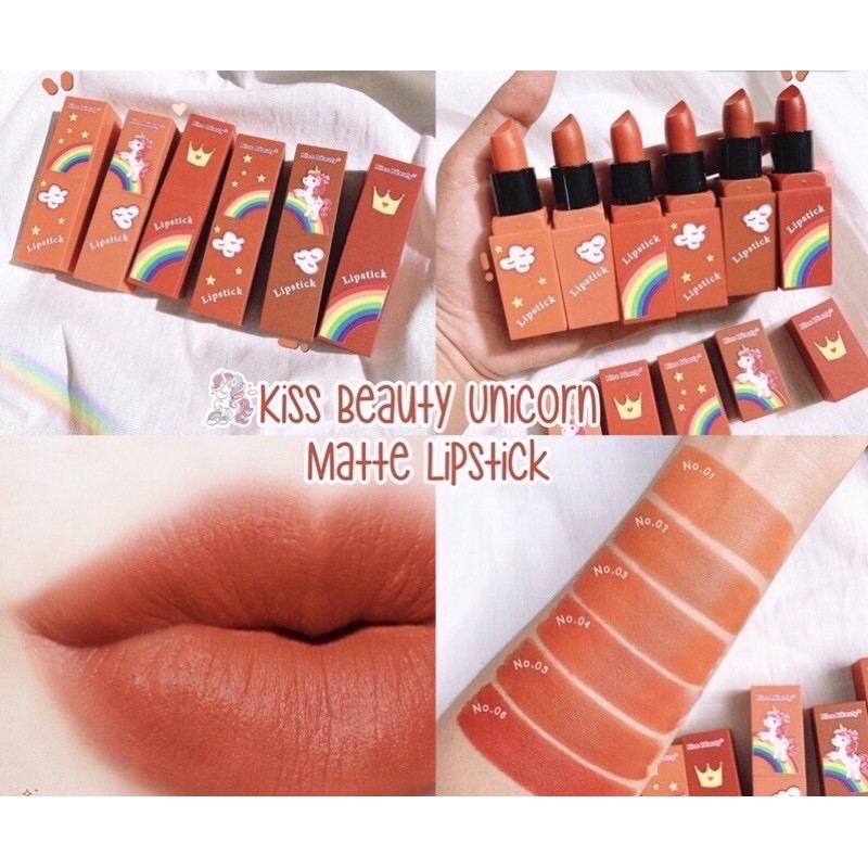 kiss beauty lipstick unicorn