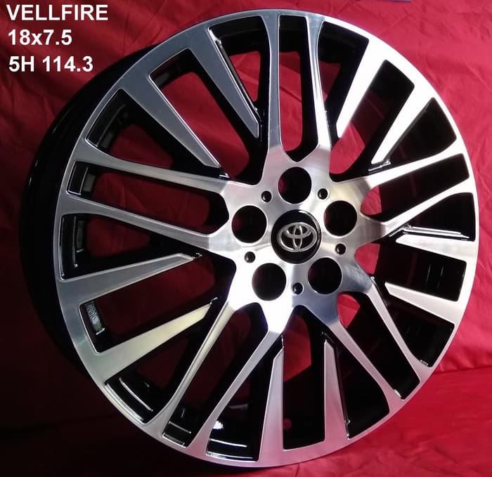 Promo      velg mobil vellfire / alphard 18x7.5 5h 114.3 baru      Termurah