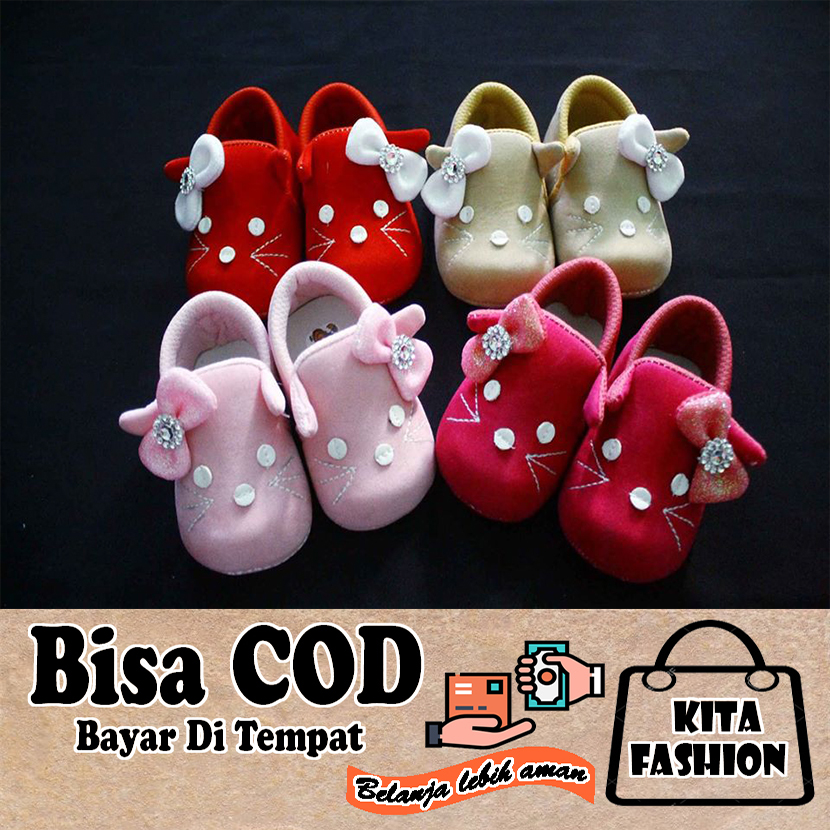 Sepatu Bayi 0-12 Bulan Anak Perempuan Pre Walker Imut