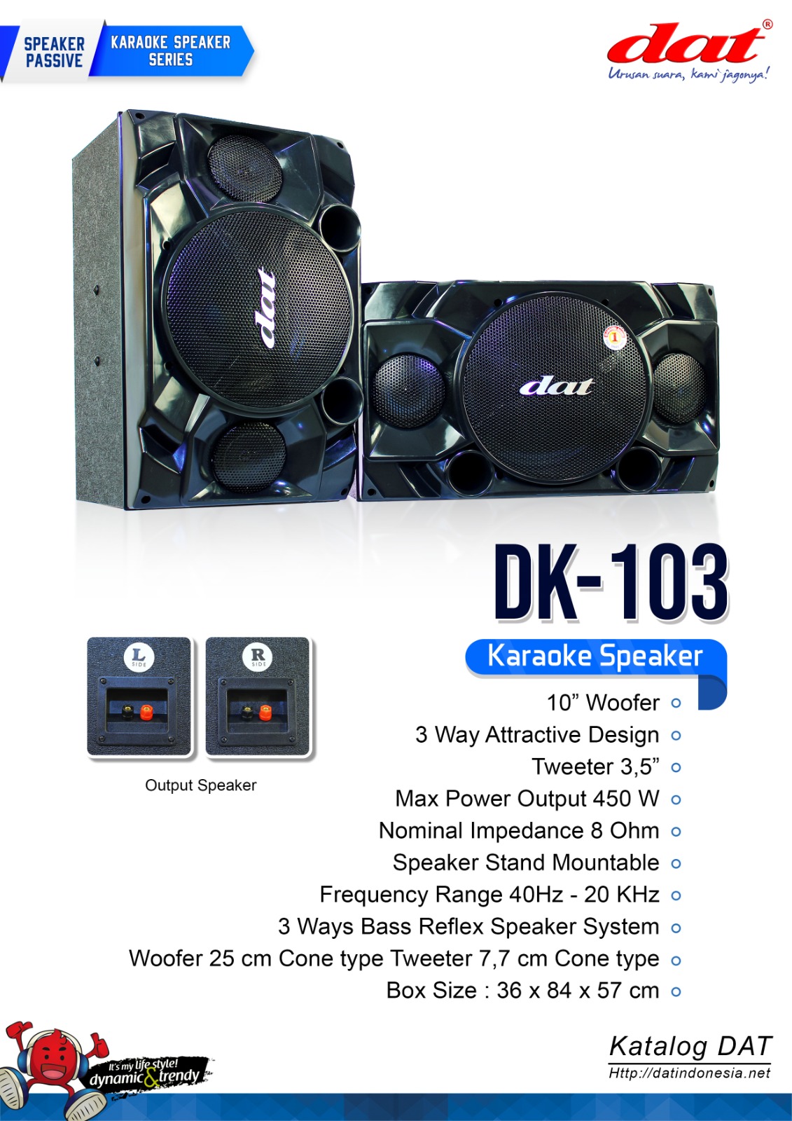 Speaker Karaoke Dat DK 103 (Bayar Ditempat) Lazada Indonesia