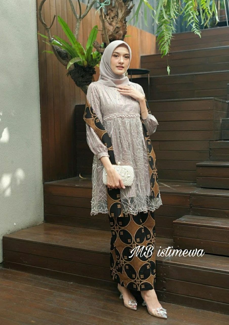 Kebaya Model Tunik / Kebaya Brukat / Kebaya Modern Terbaru / Kebaya