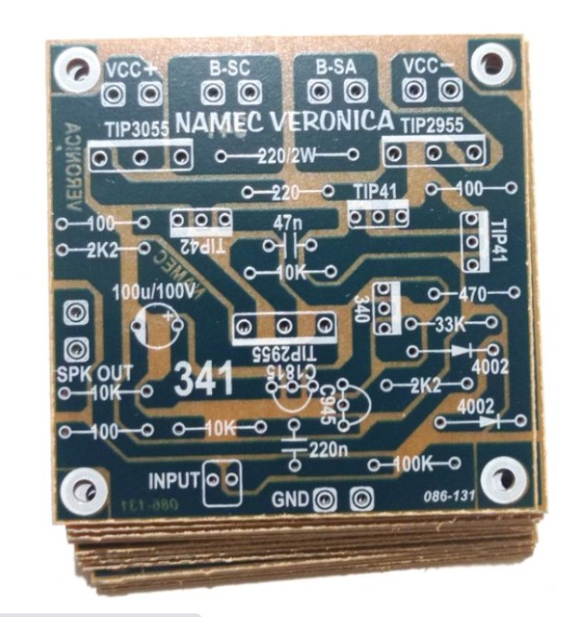 PCB Power Amplifier Micro Bostrap TEF Namec Veronica Tipe 341 | Lazada