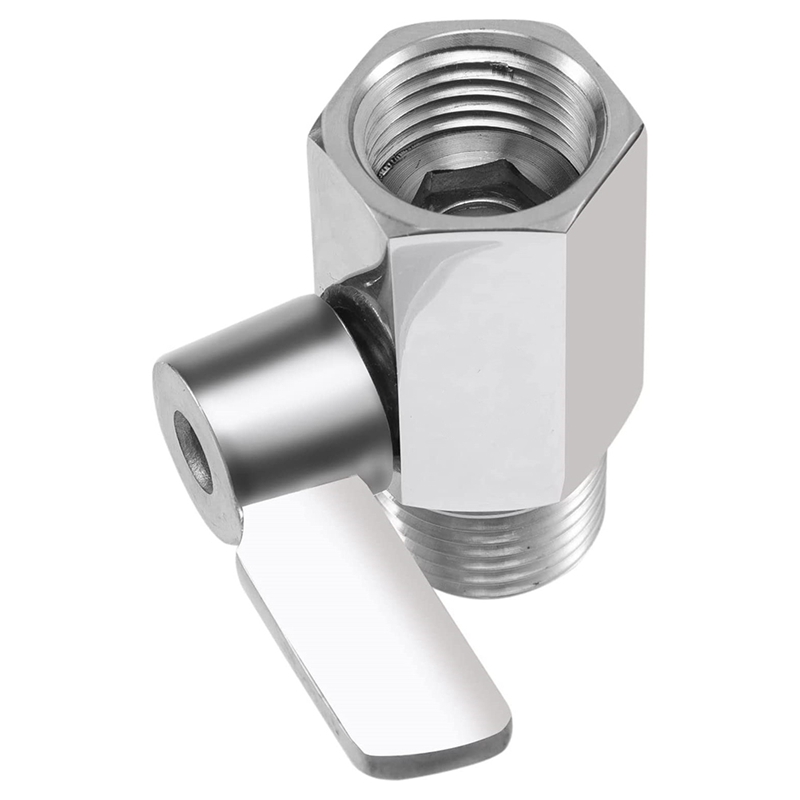 Shower Head Shut Off Valve, 304 Stainless Steel Mini Ball Valve NPT