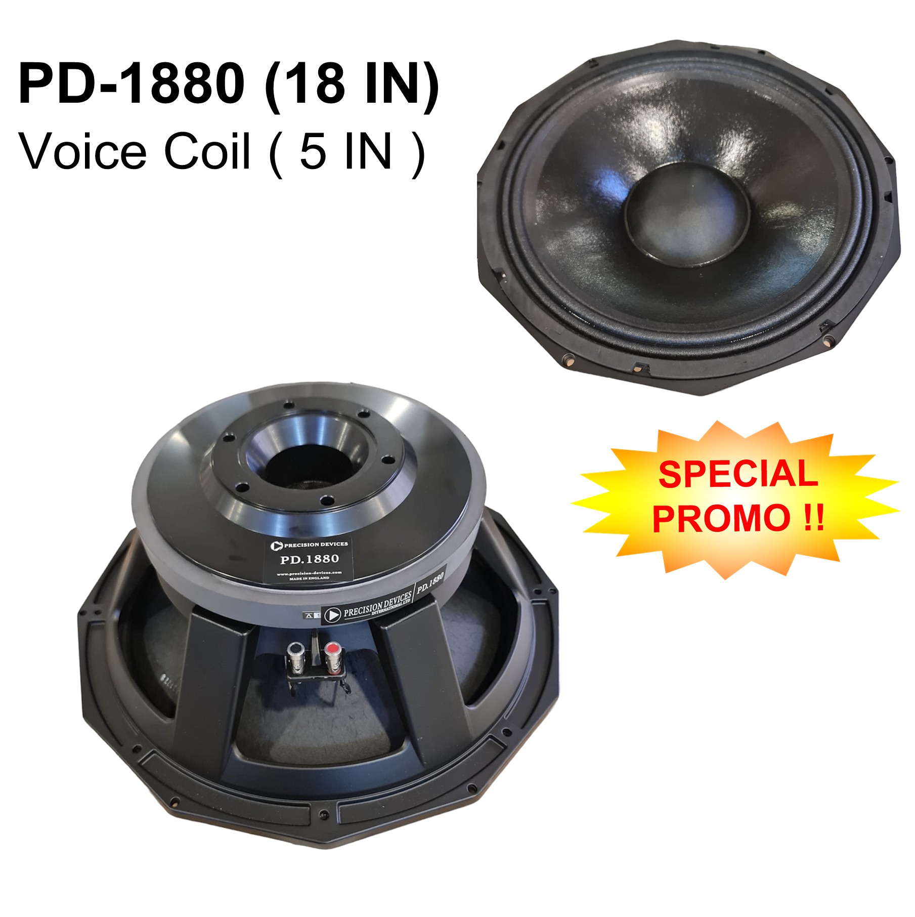 Speaker 18 inch voice coil store 5 inch