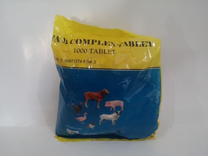 Vitamin B Complex Untuk Ternak Isi 1000 Tablet Produksi Usfa